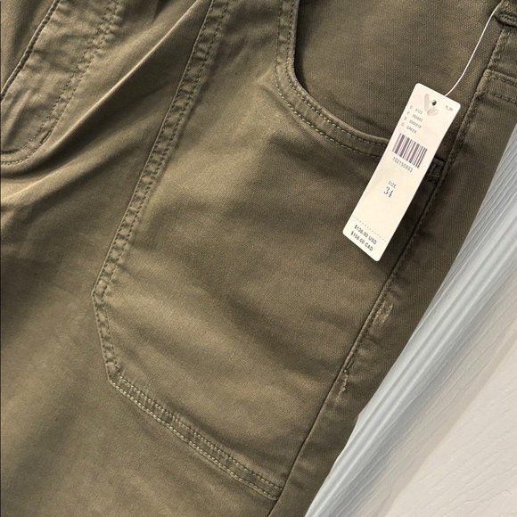 NWT The Rylan Relaxed High Rise Flare Pants by Pilcro in Dried Fern, size 34 - Picture 8 of 13